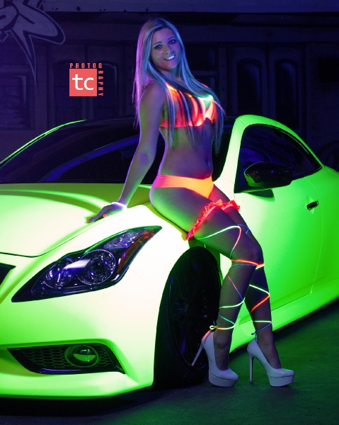 Hi Liter Yellow wrapped Infiniti G37_2
