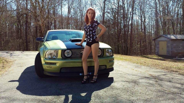Karli Perry for ShockerRacingGirls with a Mustang GT_8