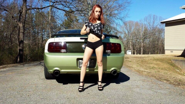 Karli Perry for ShockerRacingGirls with a Mustang GT_3