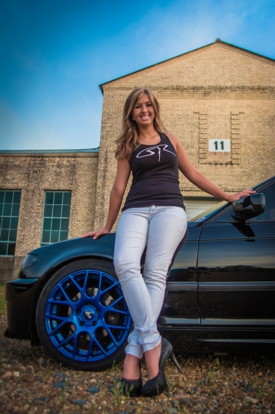 Allison Hoffmann with her BMW 325i_4