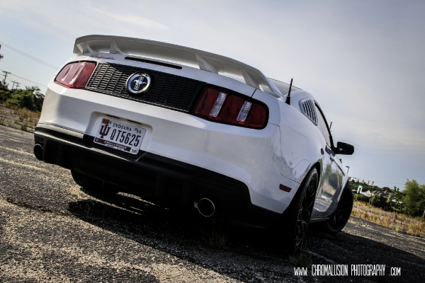 Elizabeth Marcum with her Mustang - Photos by Chromalusion Photography