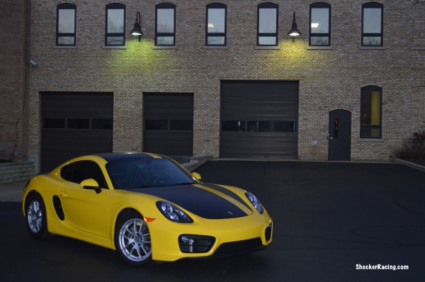 Porsche Cayman 981 with a Custom 3m Vinyl Wrap