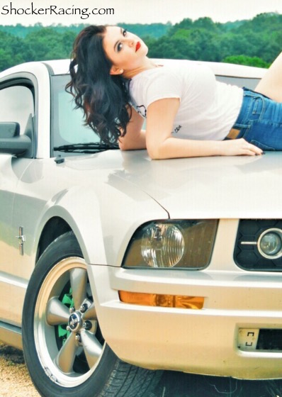 Allison Robbins with her 2006 Mustang