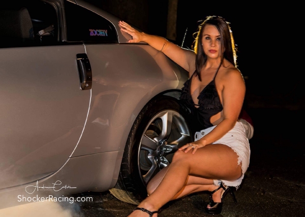 Sammie Jackson with a 350Z for ShockerRacingGirls